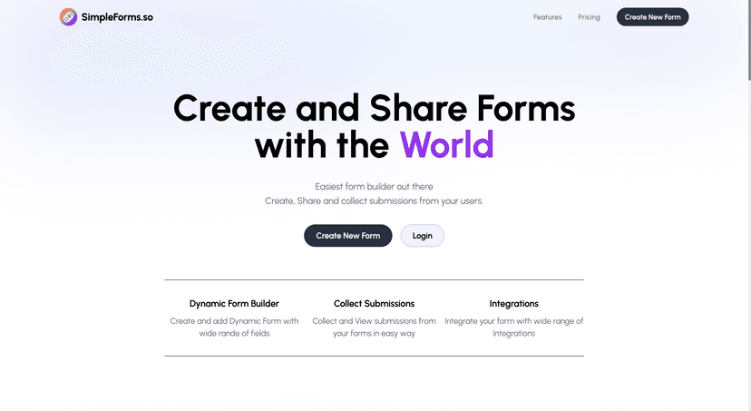 SimpleForms screenshot
